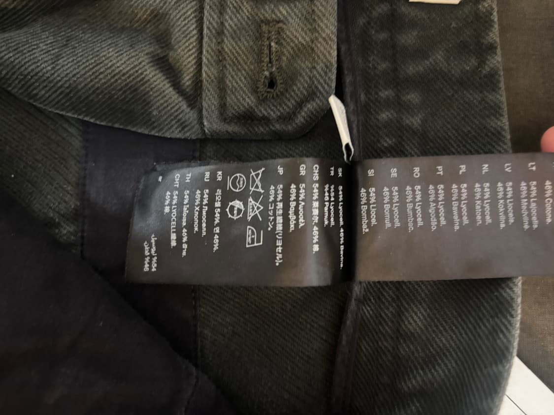 택포/S급) COS 다크 그레이 워크웨어 카고 팬츠 상품이미지7