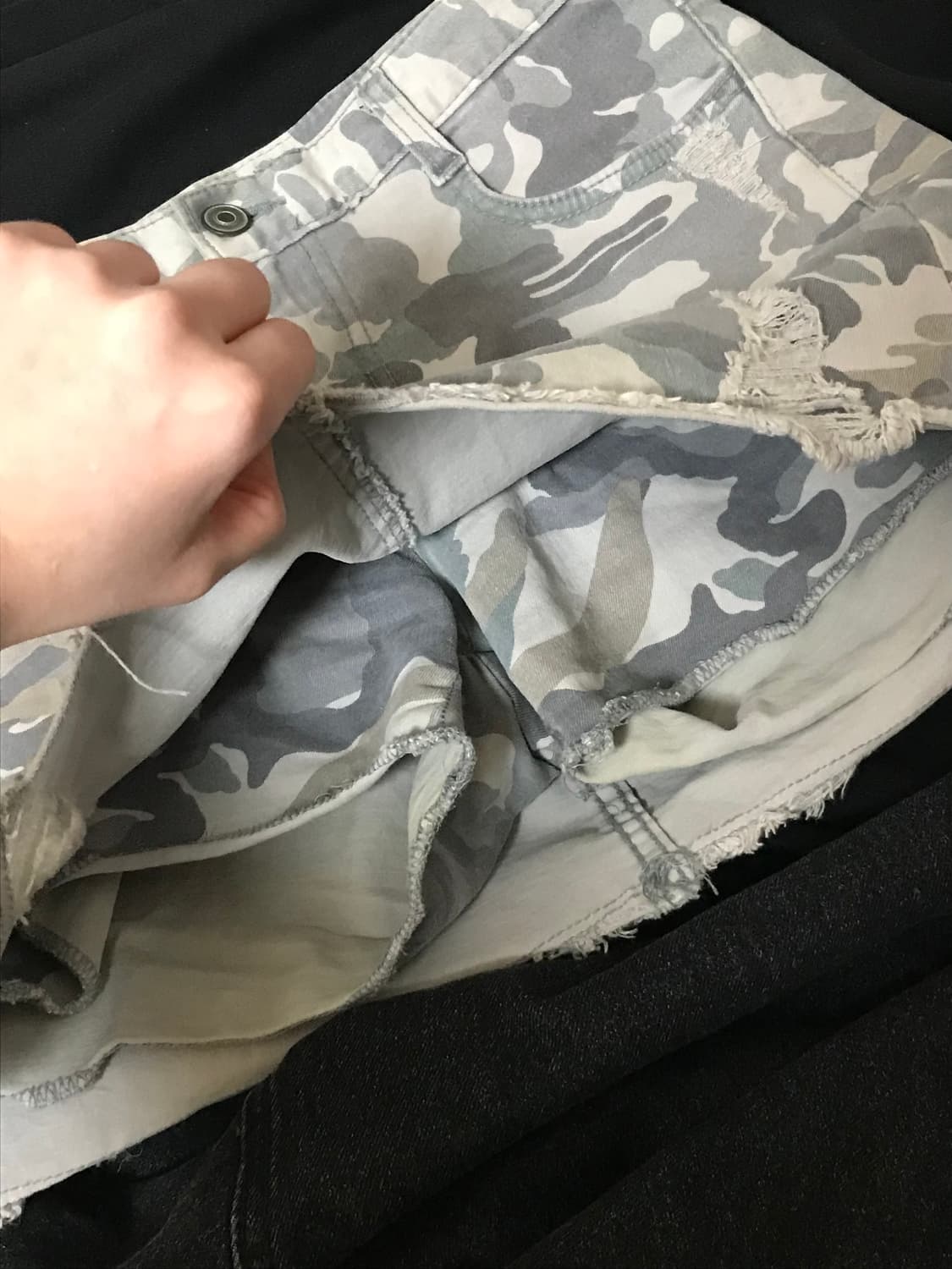 Vintage grey cargo skirt 상품이미지3