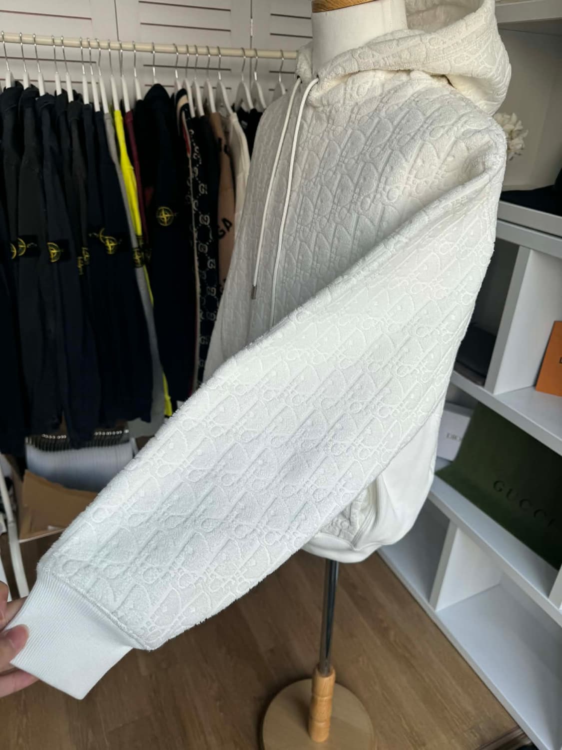 디올 오블리크 테리 후드티 상품이미지2