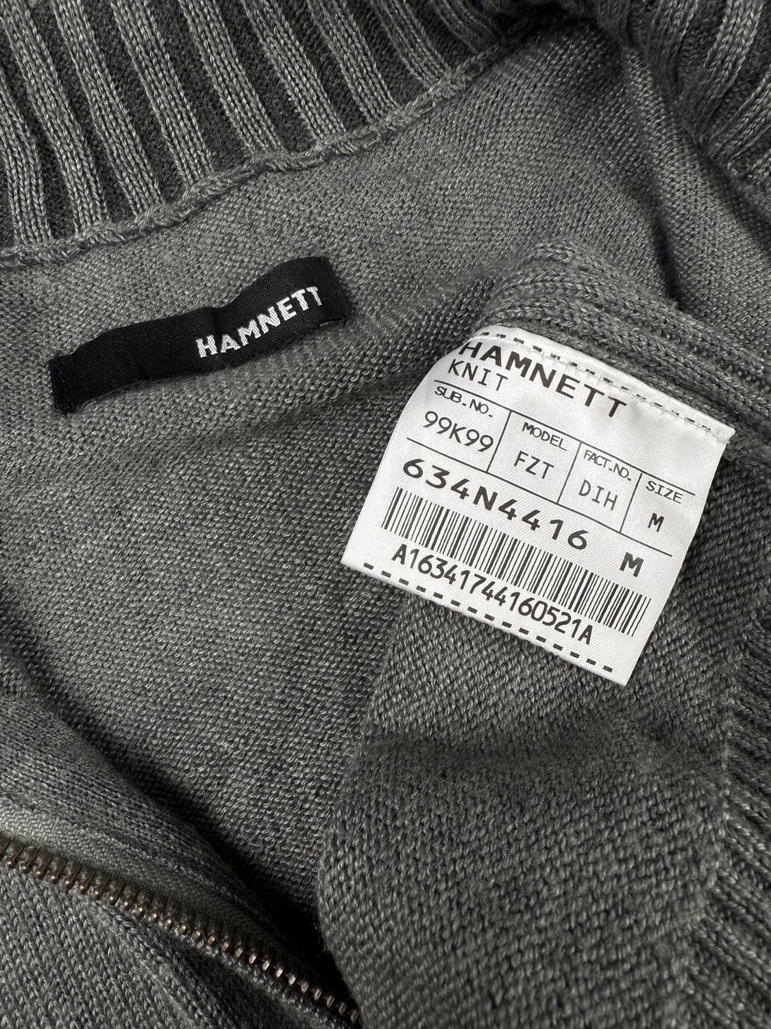 캐서린 햄넷 하이넥 투웨이 니트집업 상품이미지7