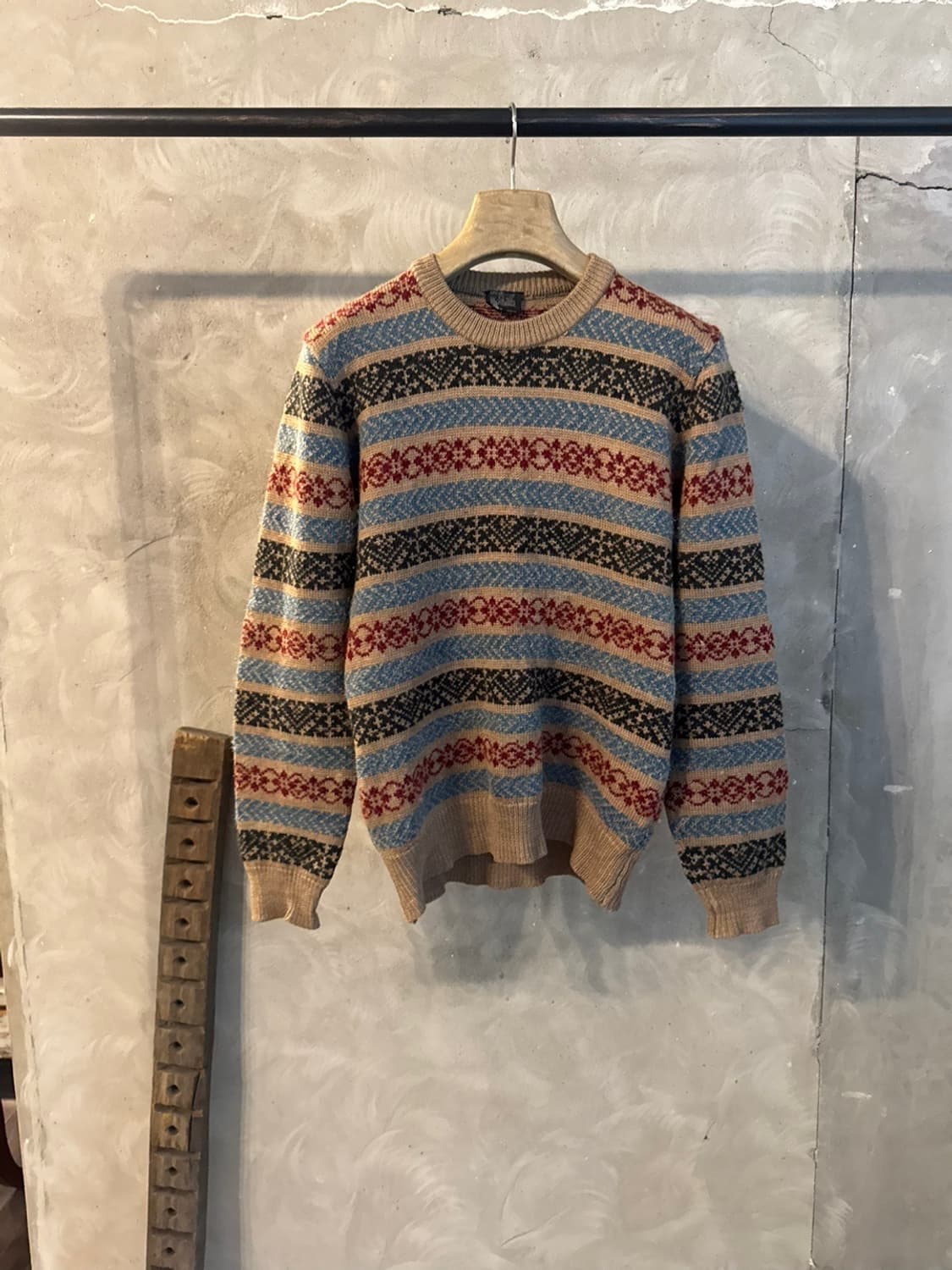 VTG 브리티시 페어아일 니트 100 상품이미지10