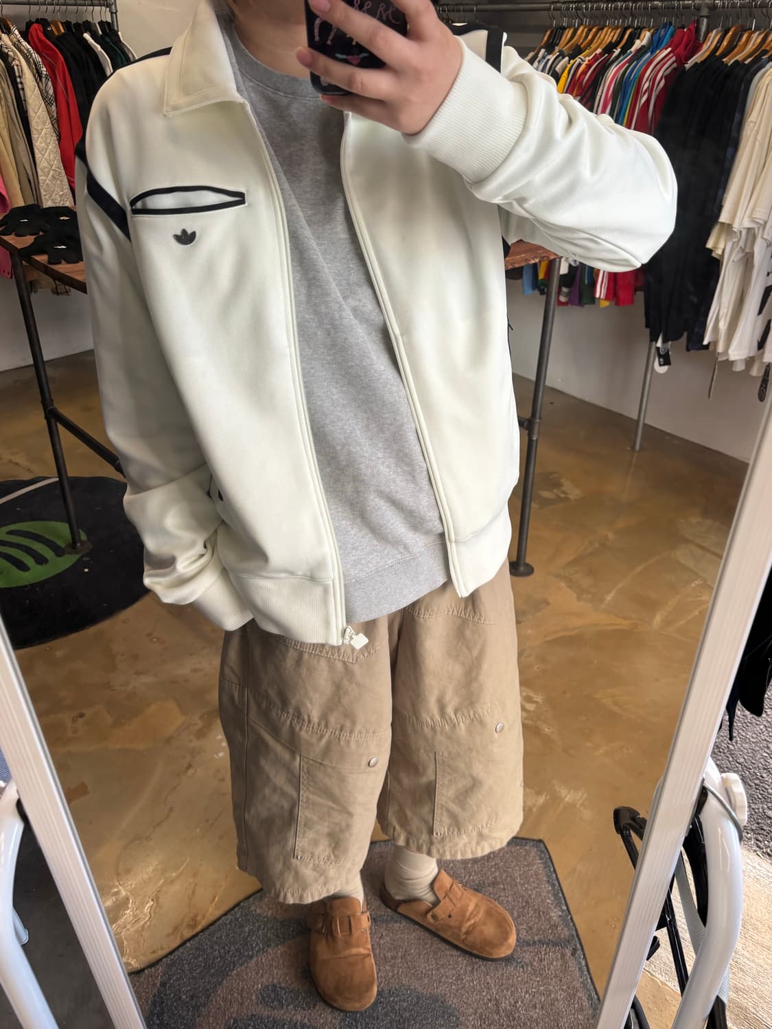 아디다스 화이트 트랙탑 자켓 상품이미지2