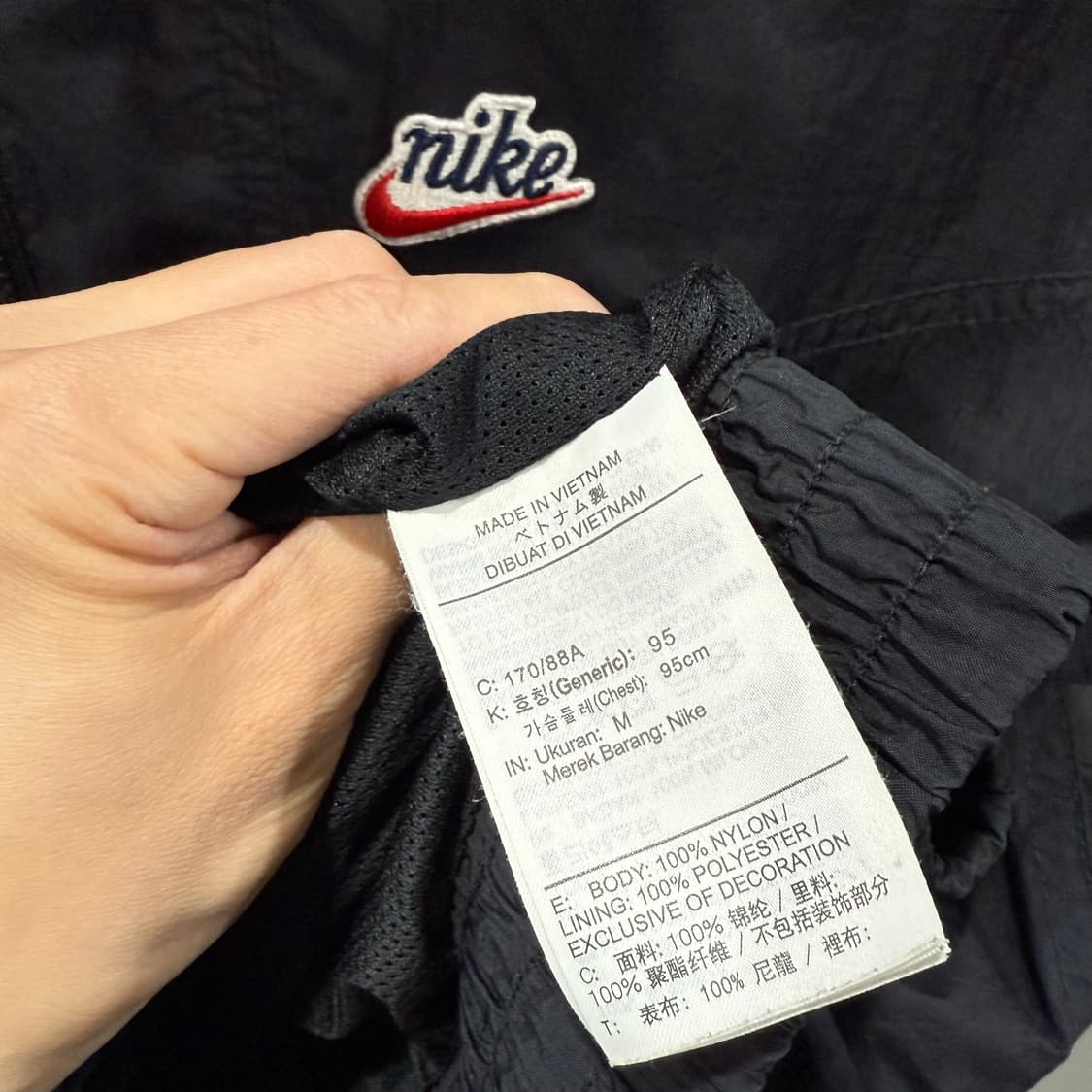 M 나이키 헤리티지 윈드러너 바람막이 후디 자켓 상품이미지4