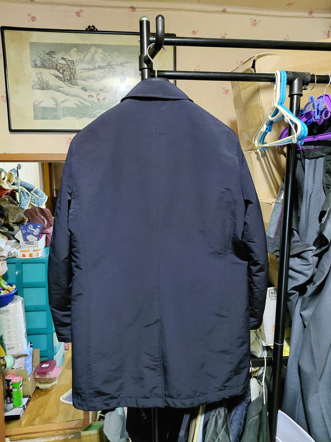 [갤럭시]라이프스타일 패딩 인 퀄팅 트렌치코트100사이즈 상품이미지2