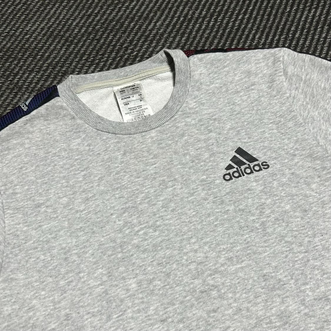 [S] adidas 아디다스 그레이 사이드라인 맨투맨 상품이미지3