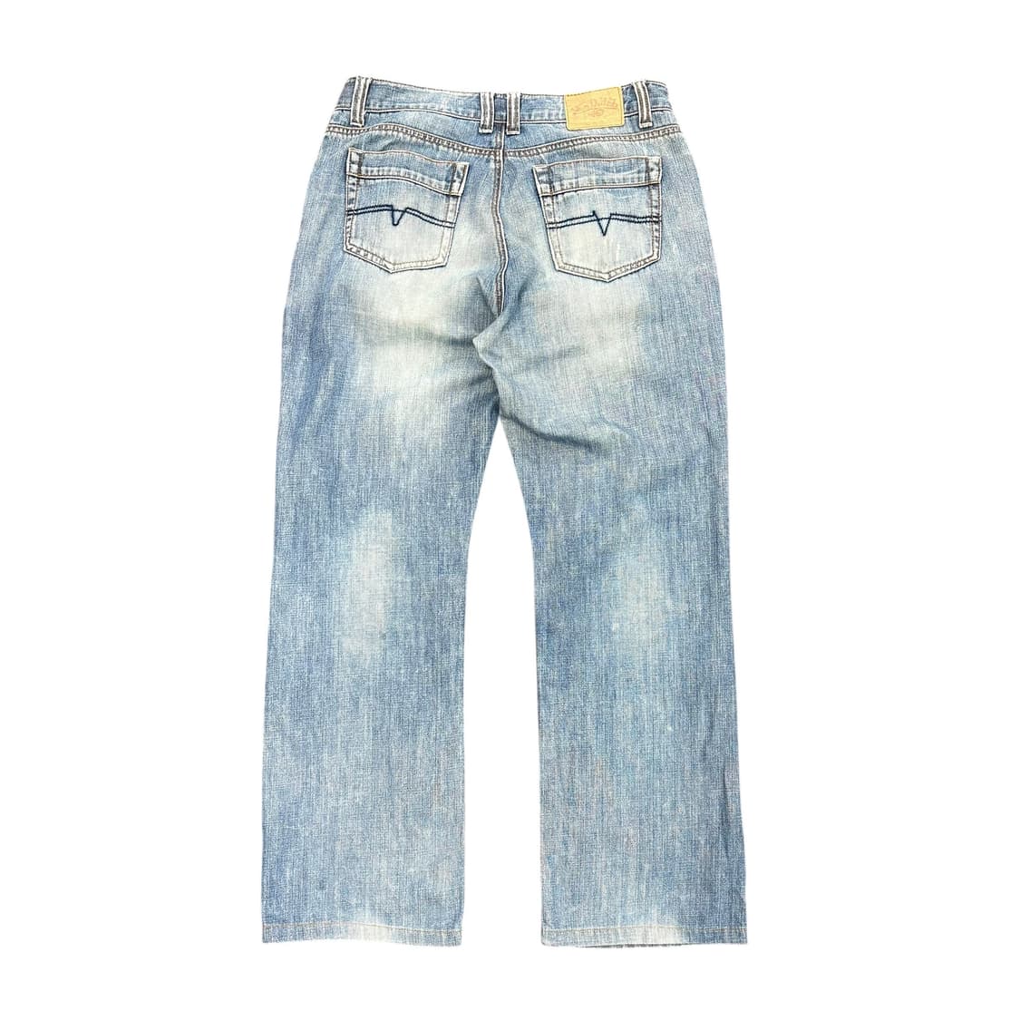 (33) 본더치 연청 와이드핏 데님 팬츠 상품이미지1