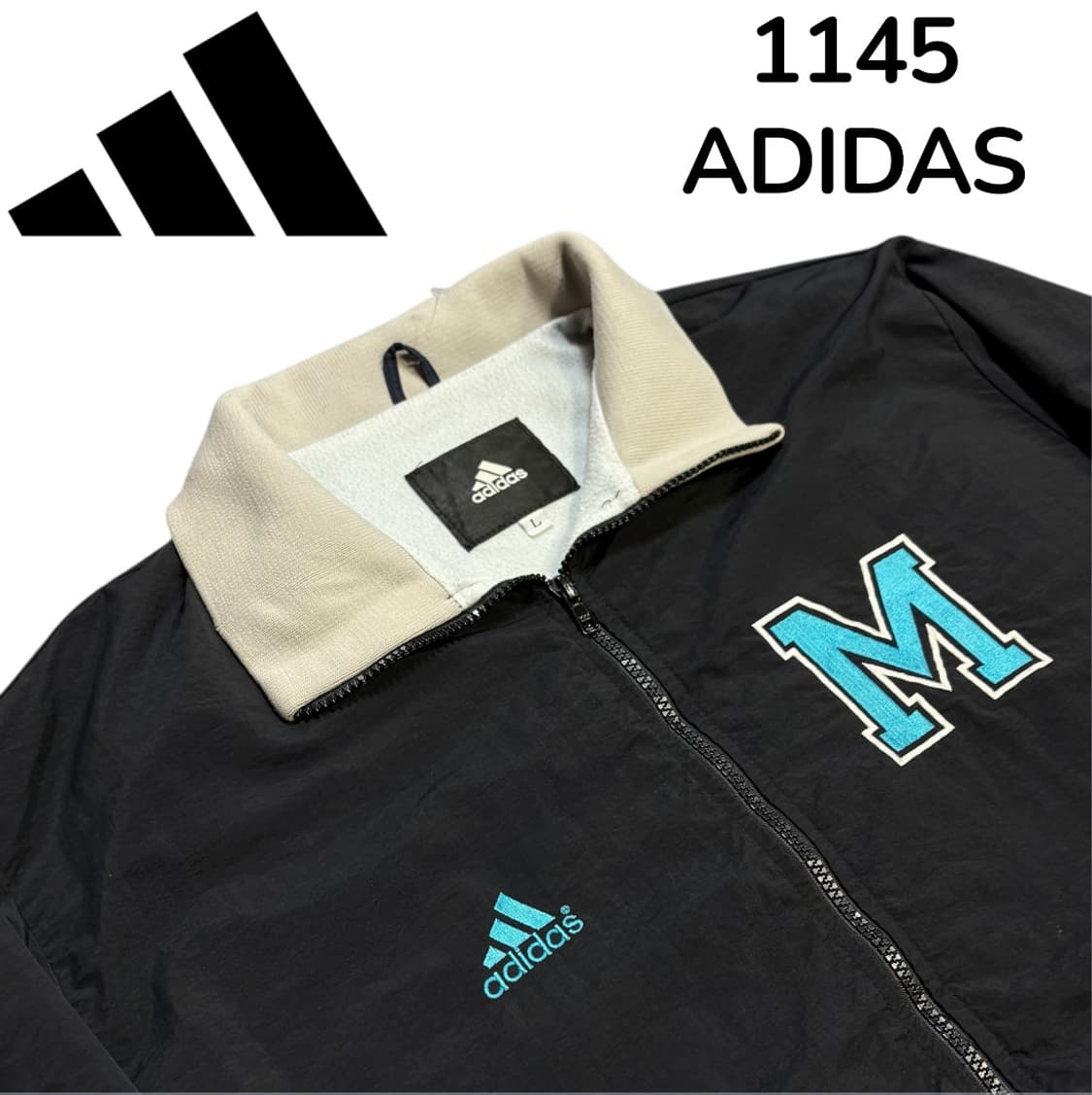 아디다스 M자수 바람막이 올드스쿨 트랙 자켓 L 상품이미지4