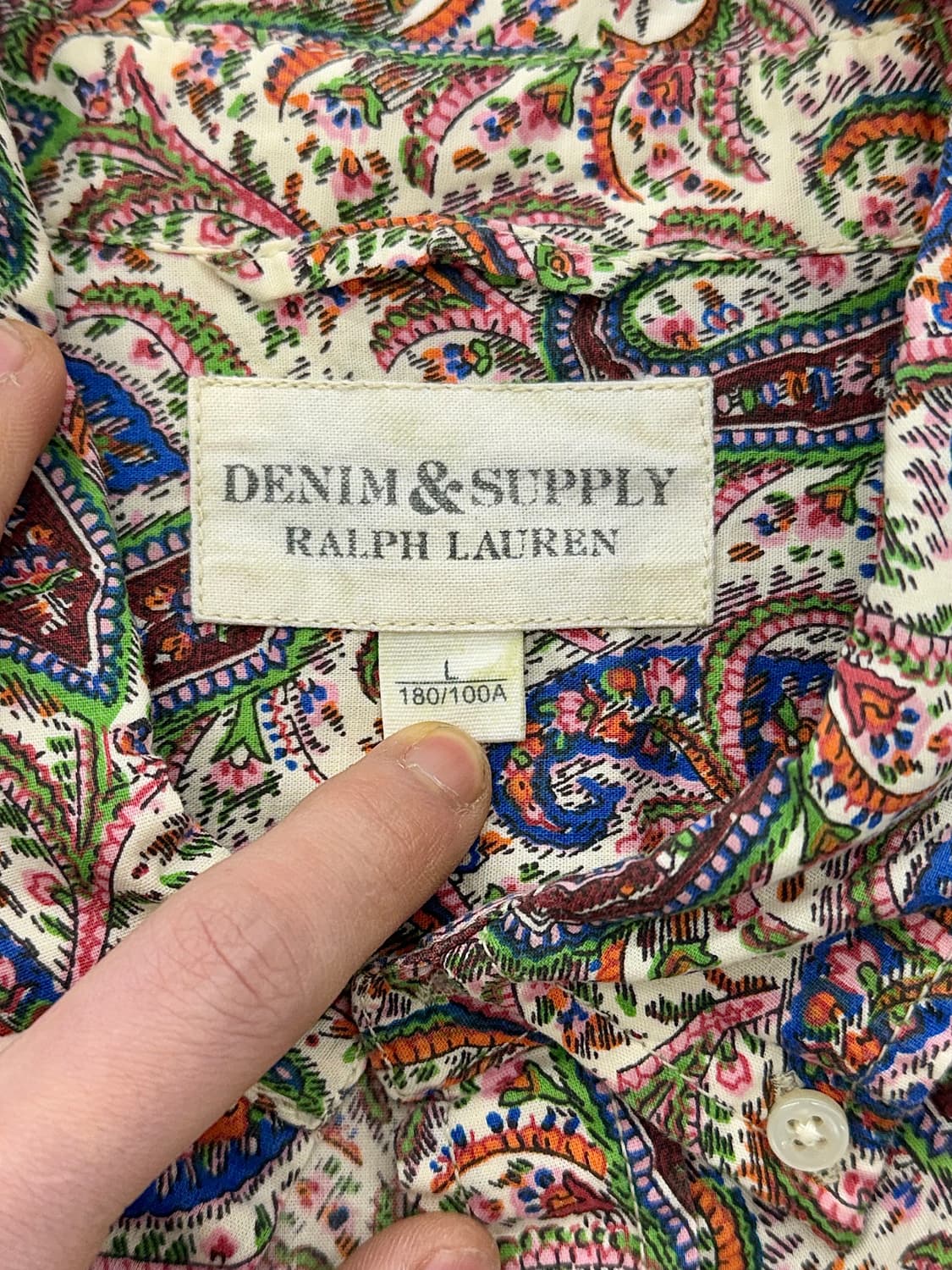 데님 앤 서플라이 랄프 로렌 멀티 페이즐리 숏 셔츠 상품이미지7