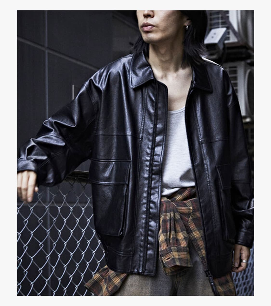 FREAK’S STORE - LEATHER BLOUSON 상품이미지3