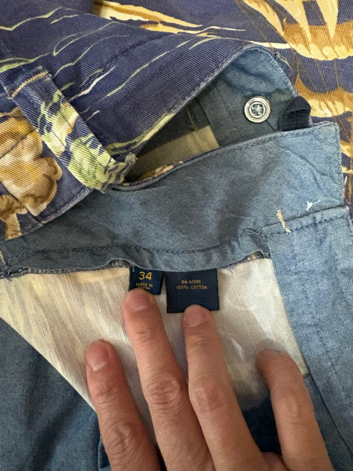 폴로 랄프로렌 트로피컬 항해 프린트 쇼츠 상품이미지5