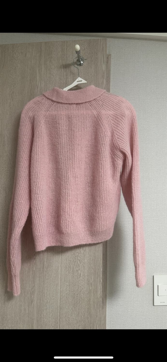 멜라운지 나그랑 알파카 카라 니트 가디건(핑크) 상품이미지7