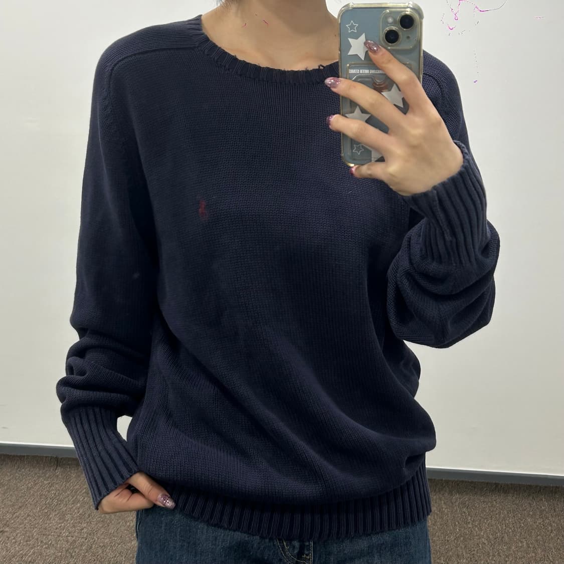 Polo 폴로 버건디포니 네이비니트 상품이미지2