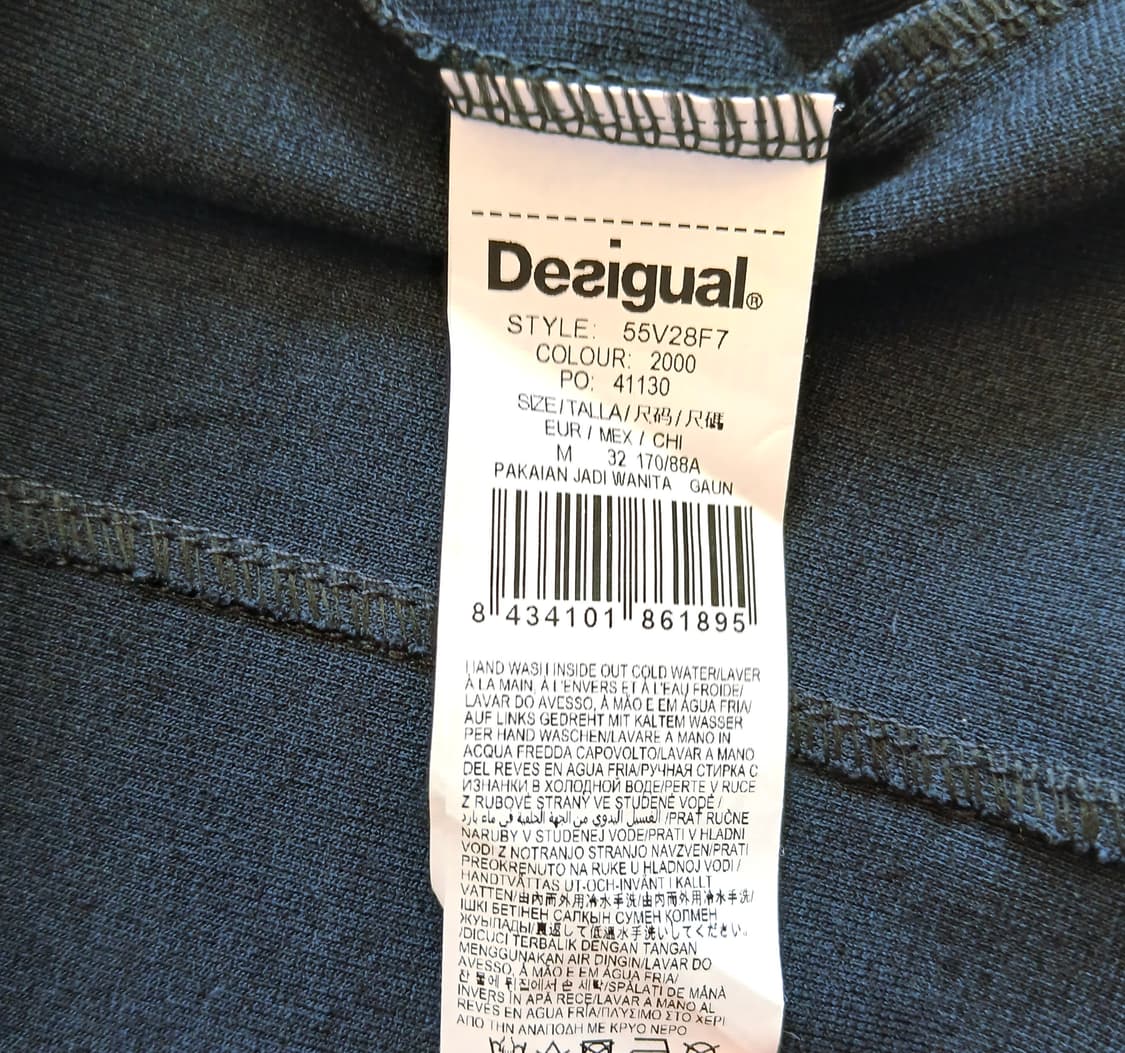 Desigual 만달라 그래픽 슬리브리스 원피스 상품이미지6