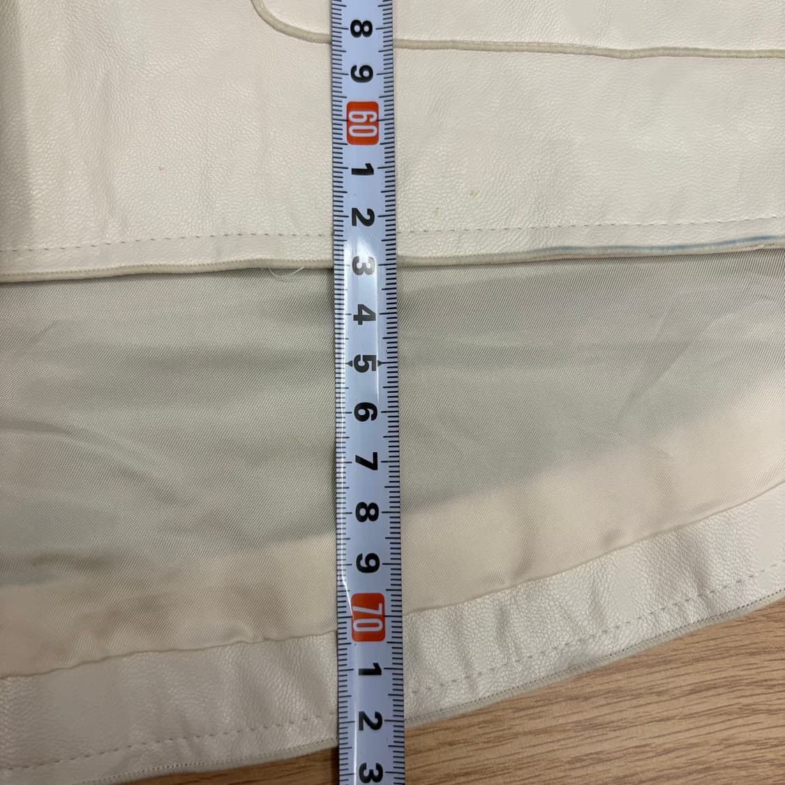 한섬 타임 카드 슬롯 벨티드 레더 자켓 상품이미지9