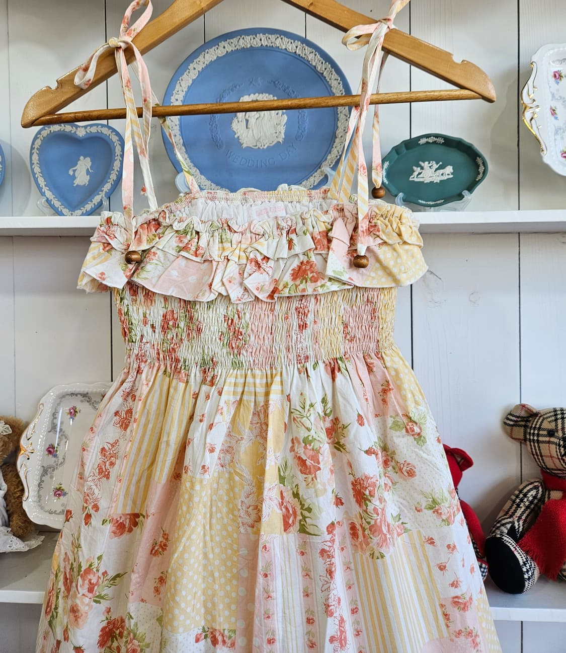 리즈리사(LIZ LISA) 플라워 패치워크 러블리 원피스 상품이미지3