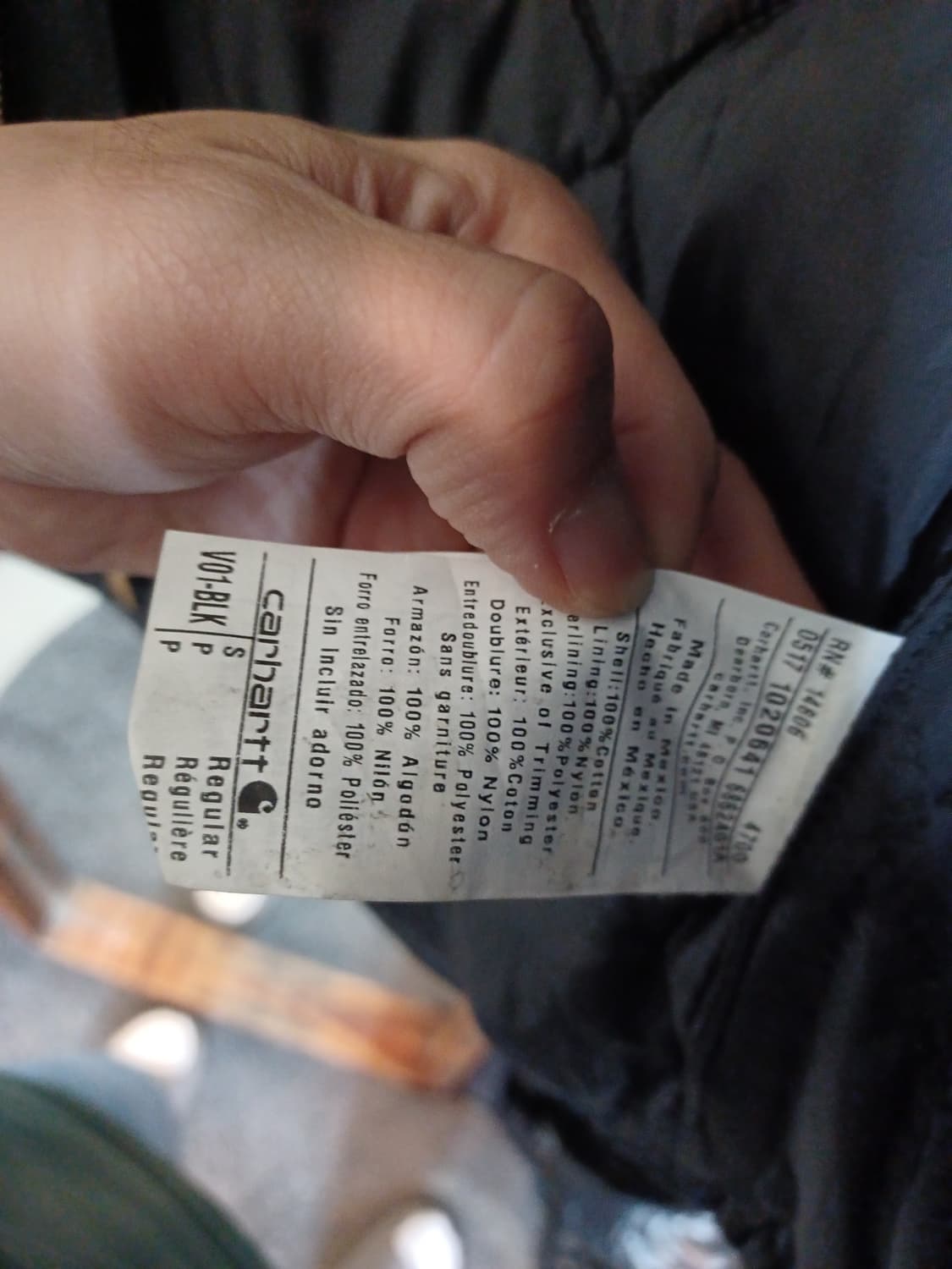 칼하트 누빔 조끼 베스트 s 레귤러 상품이미지4