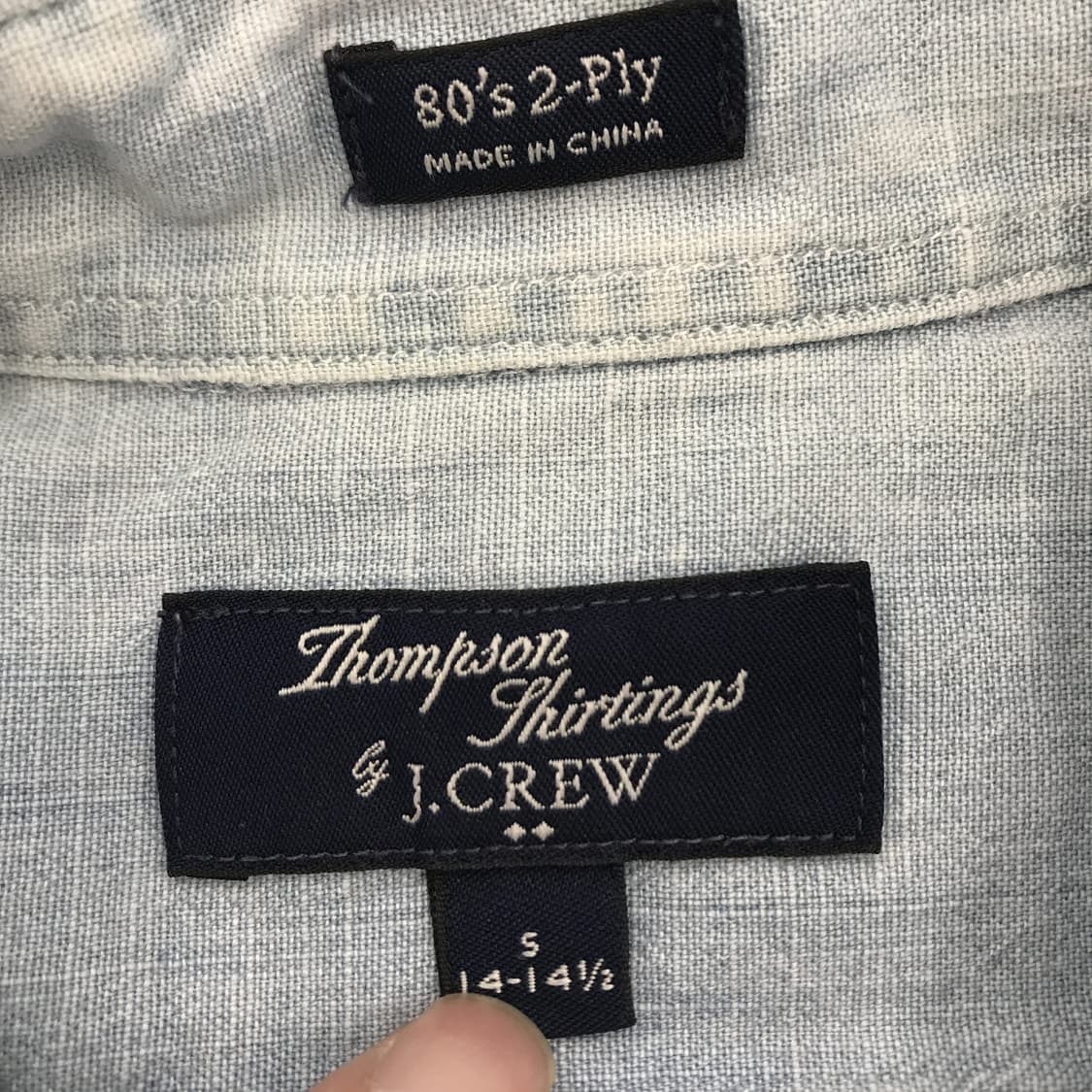 제이크루 J.CREW 샴브레이 셔츠 블루 [S] 상품이미지5