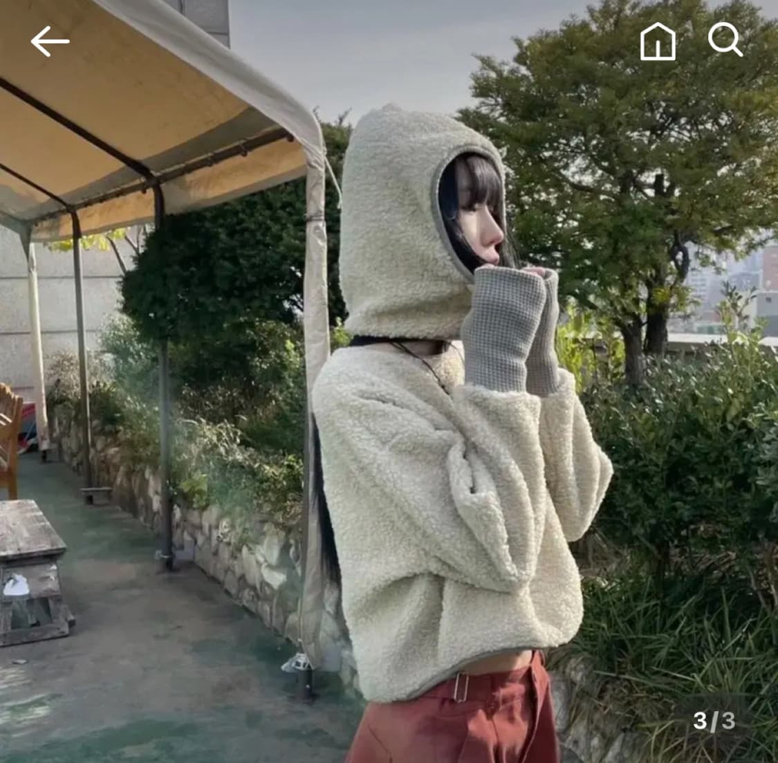 러브코드유 모래하우스 바라클라바 맨투맨 상품이미지3