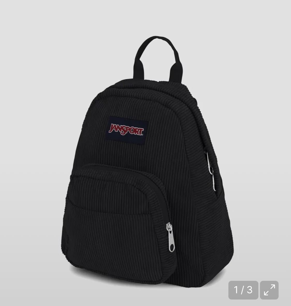 잔스포츠 하프파인트 코듀로이 미니백팩 BLACK 상품이미지2