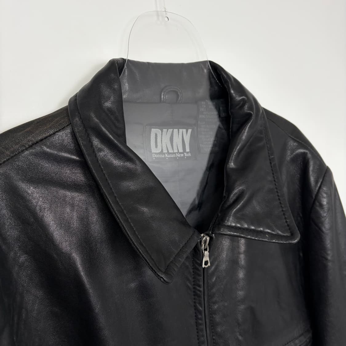 Dkny 도나카란뉴욕 가죽 집업 자켓 코트 상품이미지2