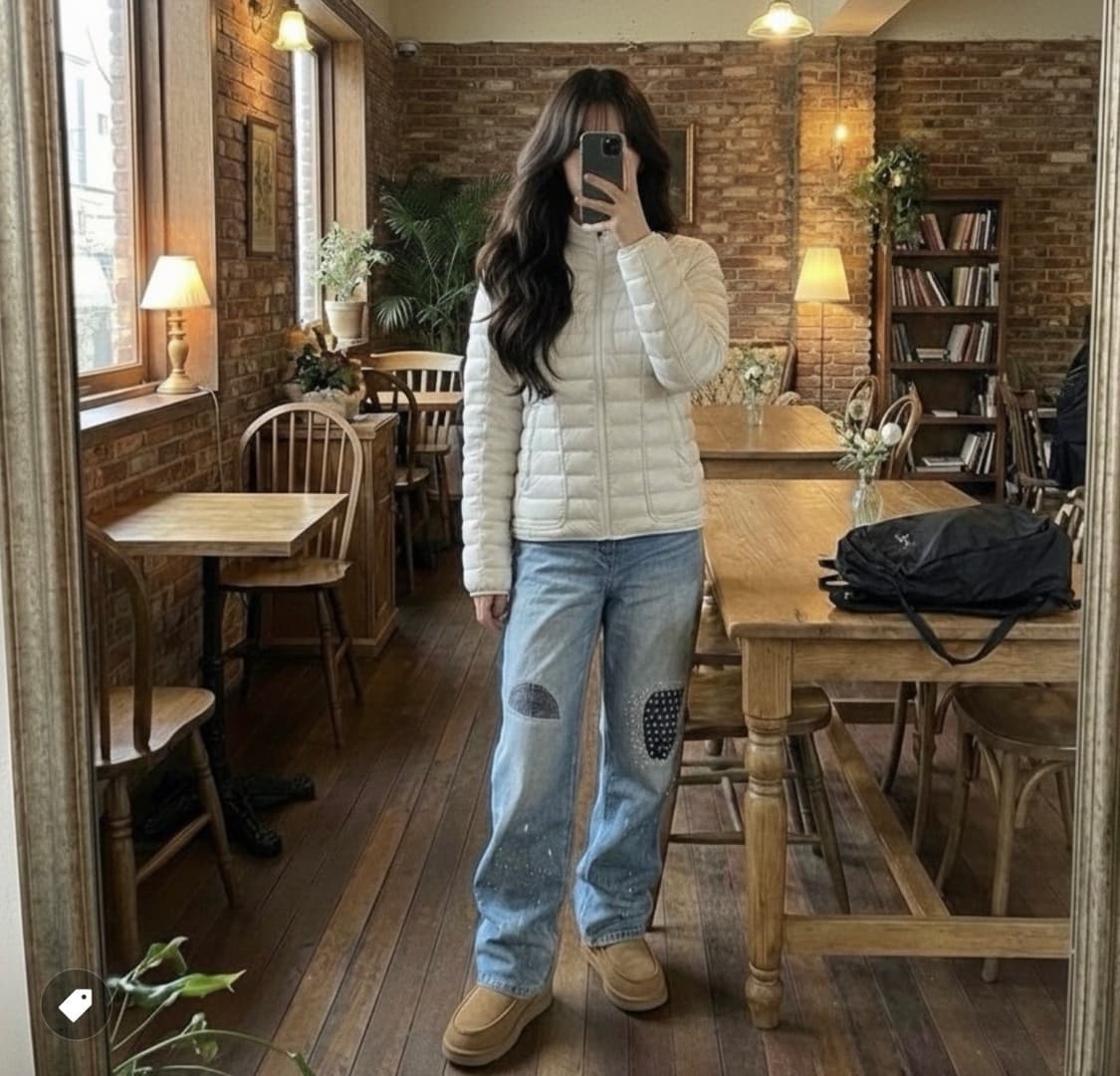 36/ 아더에러 X 자라 패치워크 데님 팬츠 (새상품) 상품이미지3