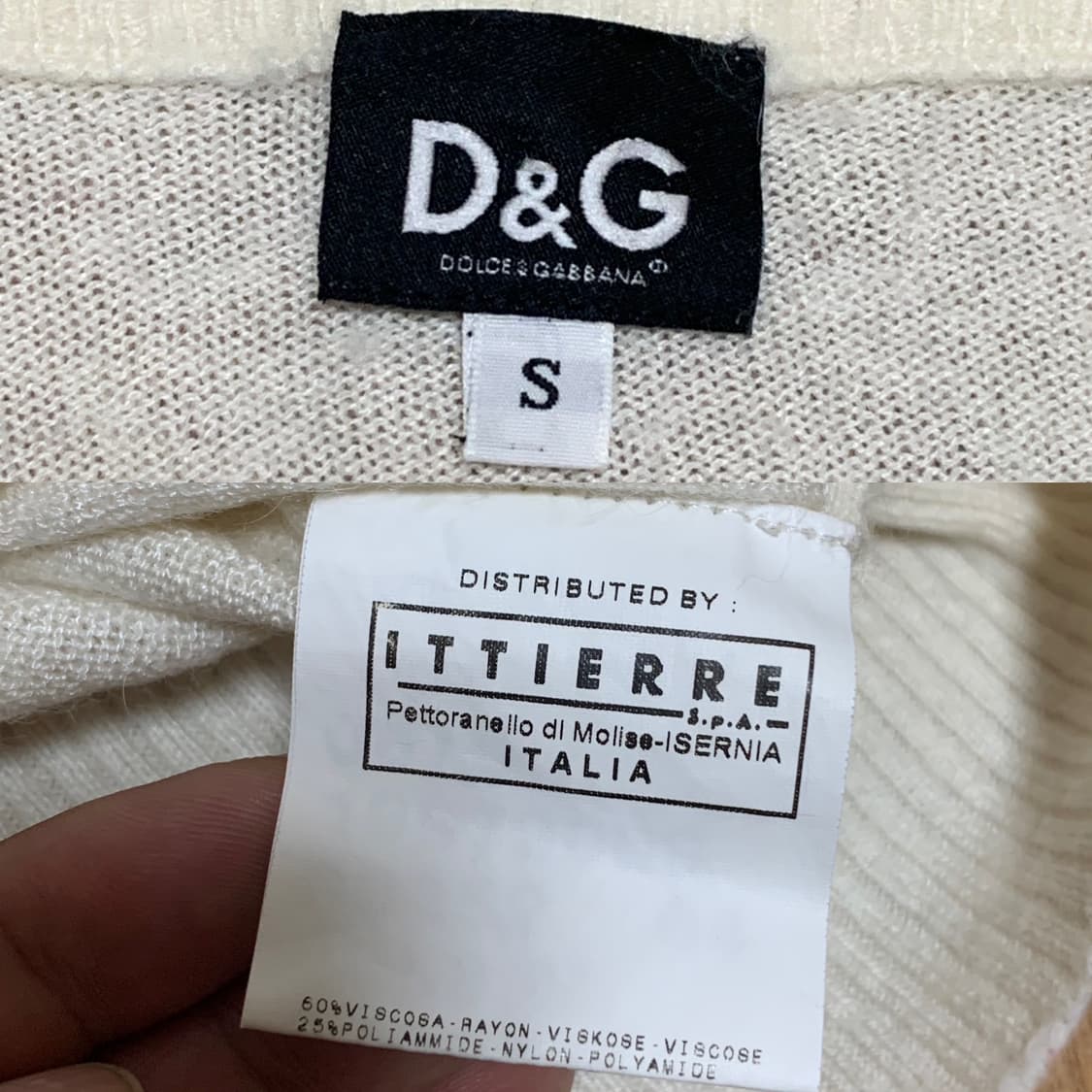 D&G by 돌체앤가바나 니트웨어(S 사이즈) 상품이미지8