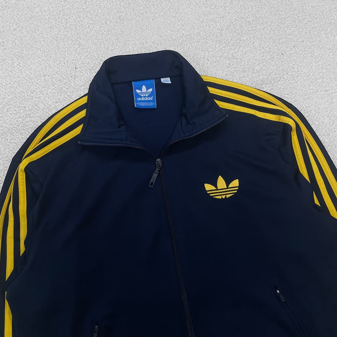 아디다스 og 파이어버드 트랙탑 져지 네이비 옐로우 상품이미지2