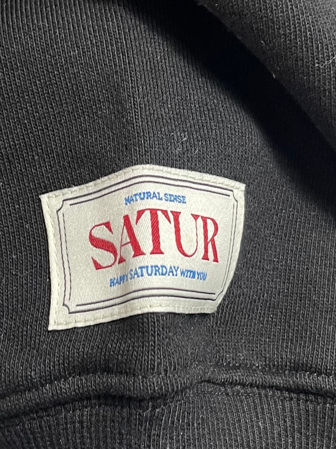 세터 빅로고 블랙 후드티 (on.54) 상품이미지4