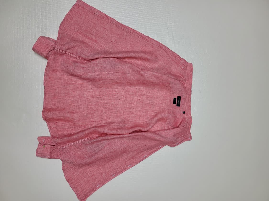 마시모두띠 Massimo Dutti 남자 린넨 셔츠 105 레드 상품이미지9