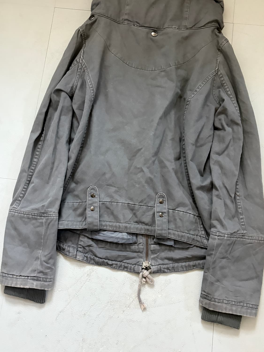 • grey high-neck 2way jacket  상품이미지10