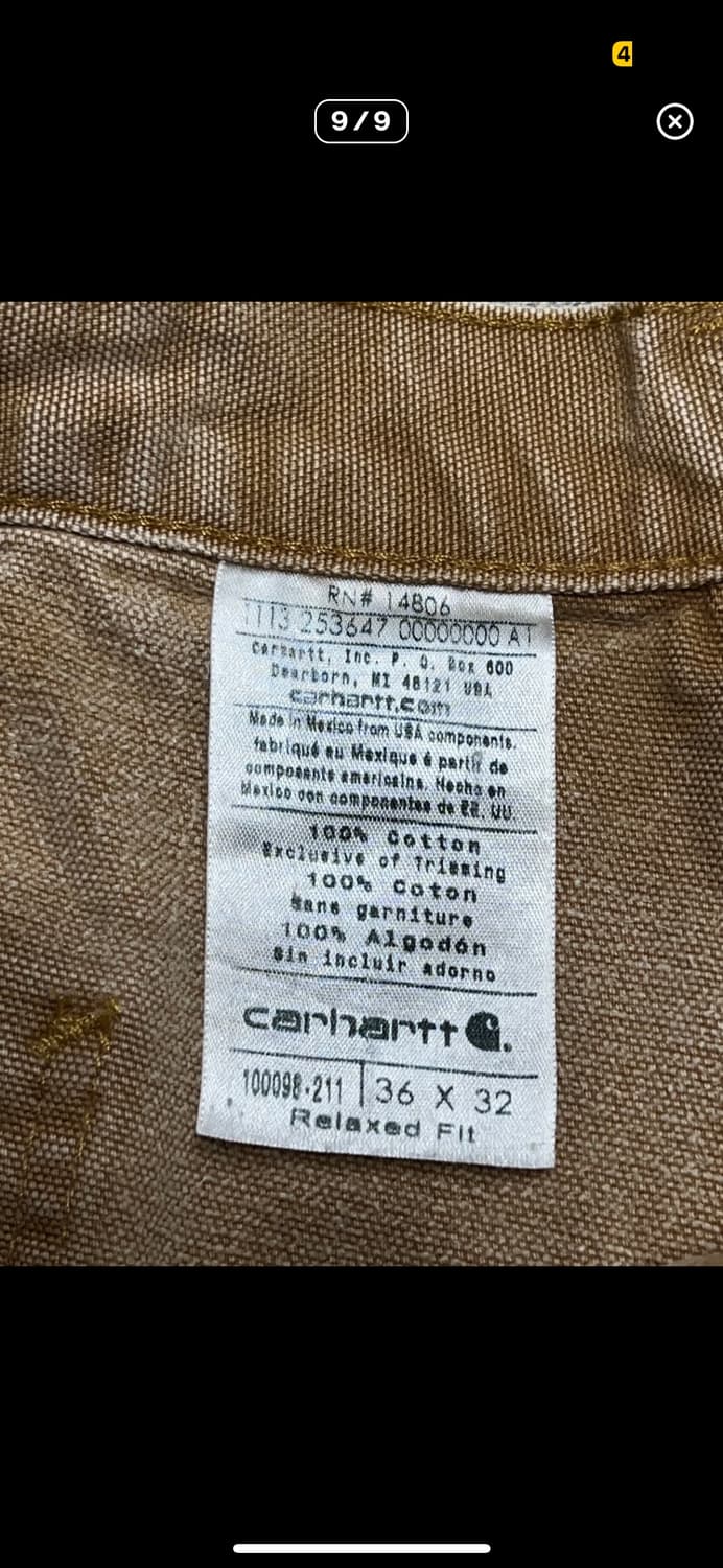 칼하트 더블니 릴렉스핏 상품이미지3