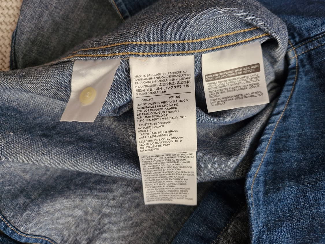 리바이스 데님 웨스턴셔츠  상품이미지7