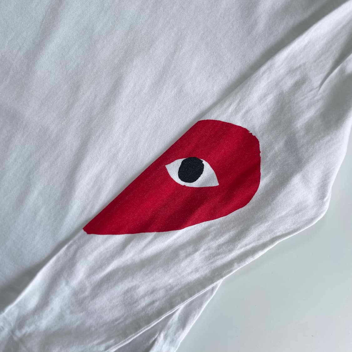 Comme des Garcons  꼼데가르송 슬리브로고 화이트 롱슬리브 상품이미지3