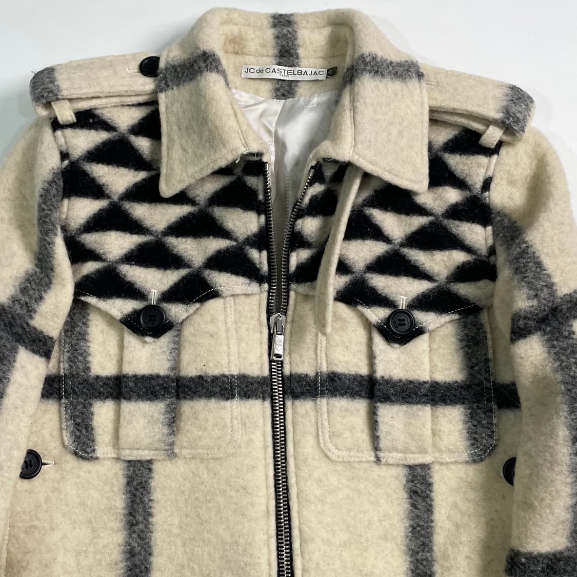 카스텔바작 나바호 크롭 울 자켓 상품이미지2