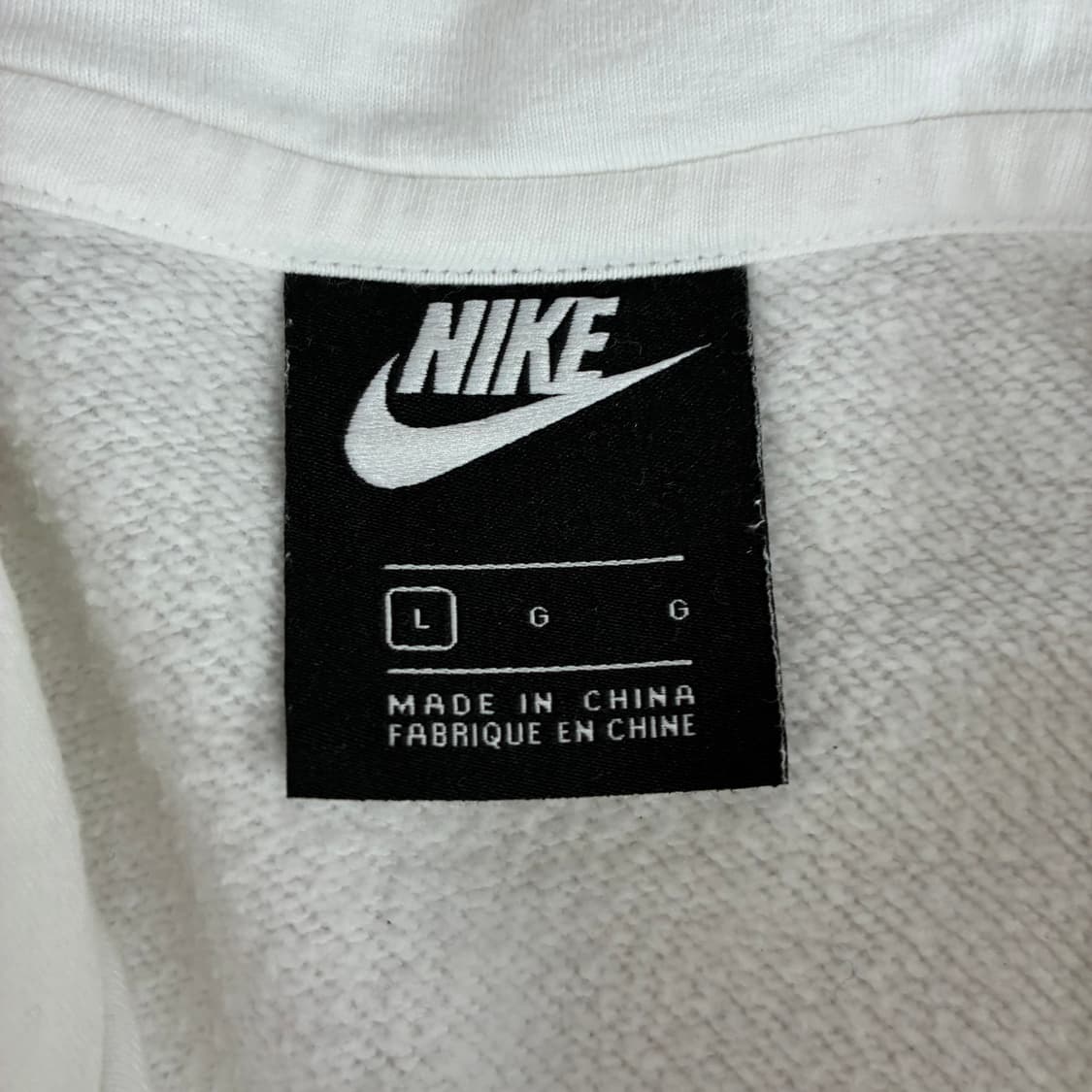 나이키 스우시 올오버 후드집업 화이트 100 상품이미지3