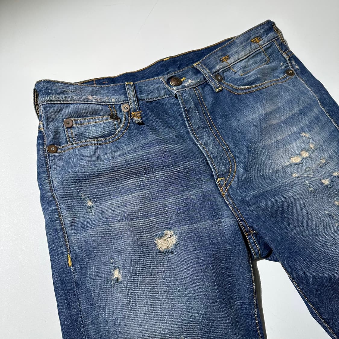 (매장판) R13 알써틴 디스트로이드 데님 팬츠 상품이미지5