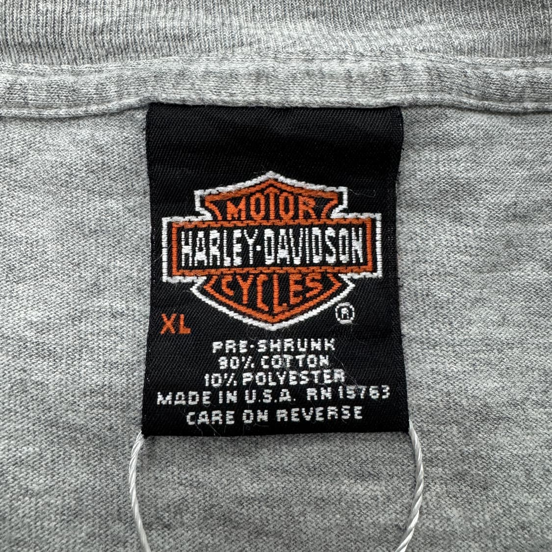 할리데이비슨 00s 피그먼트 플레임 불꽃 롱슬리브 상품이미지10