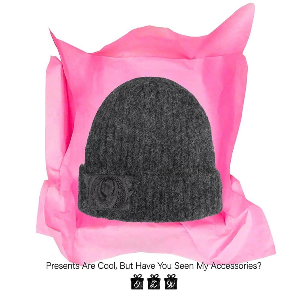 오들리워크샵 비니 차콜 상품이미지1