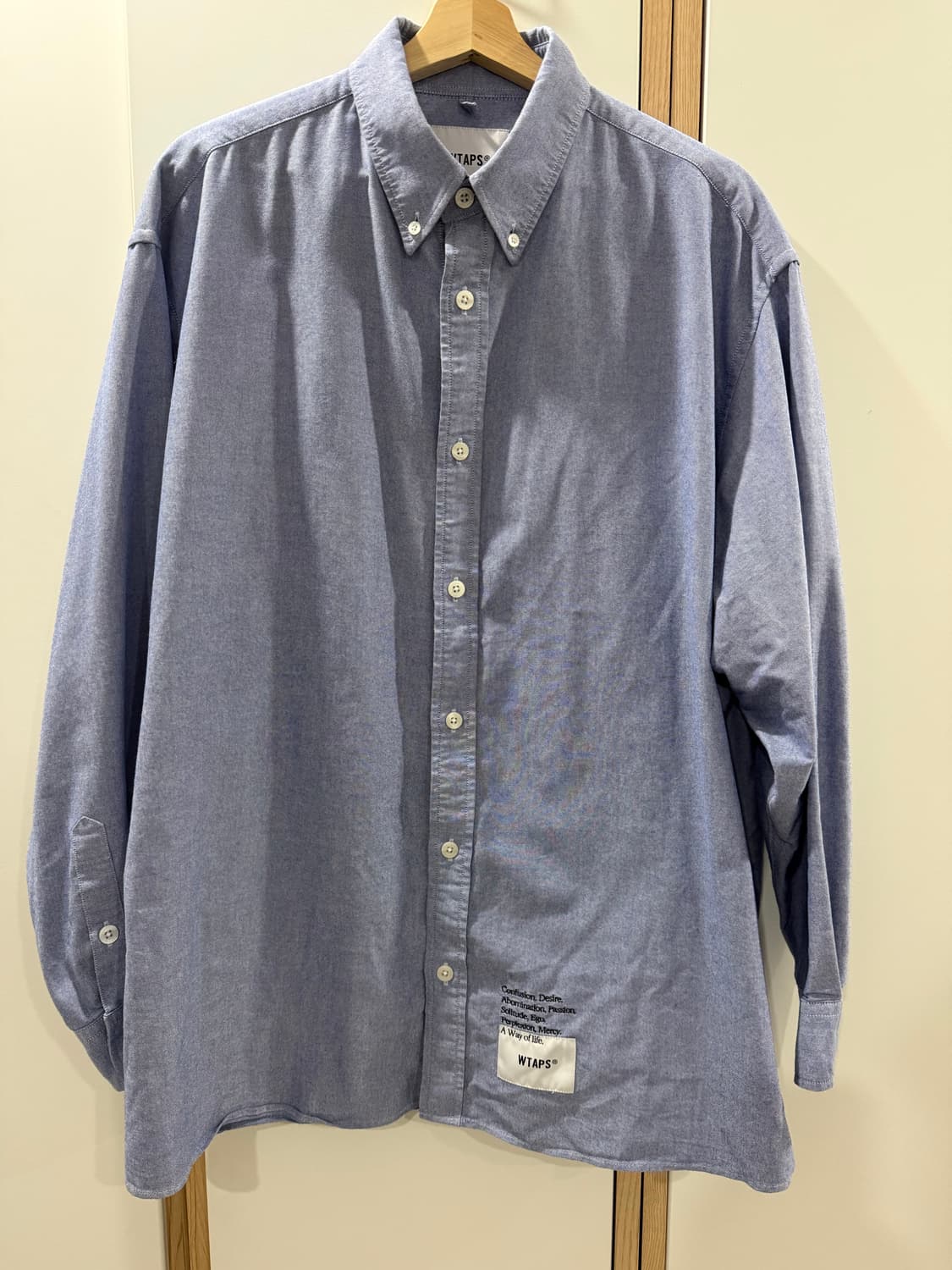 wtaps 더블탭스 옥스퍼드 셔츠 L (3사이즈)  상품이미지1