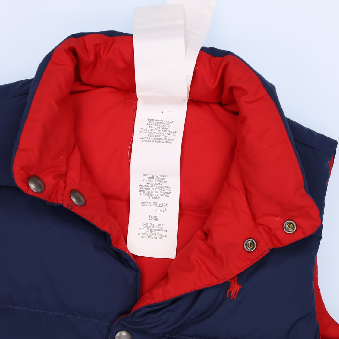 [6] 폴로랄프로렌 키즈 리버시블 다운 패딩조끼 1104HR1 상품이미지4