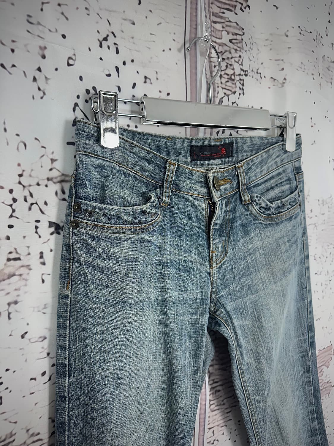 Light-wash vintage bootcut jeans 상품이미지2
