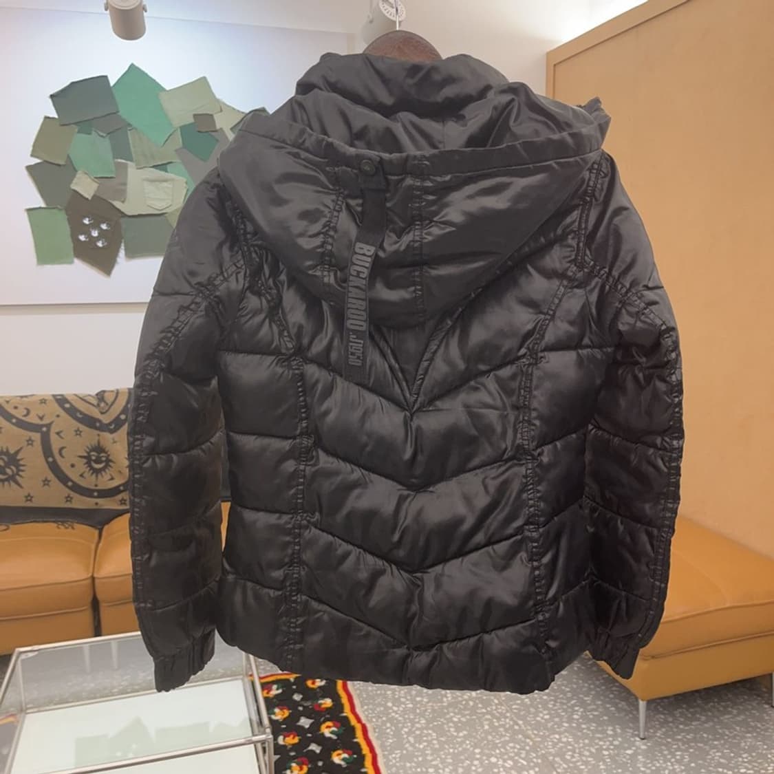 버커루 고딕 올드스쿨 스트릿 힙합 경량 패딩 M C08016 상품이미지4