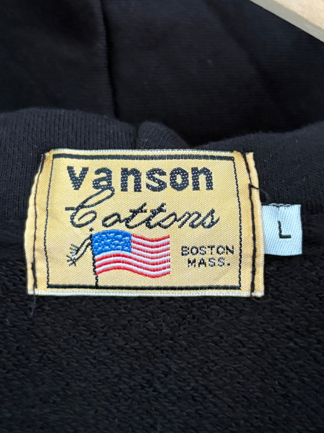 Vanson 벤슨 스컬로고 집업 후드 상품이미지4