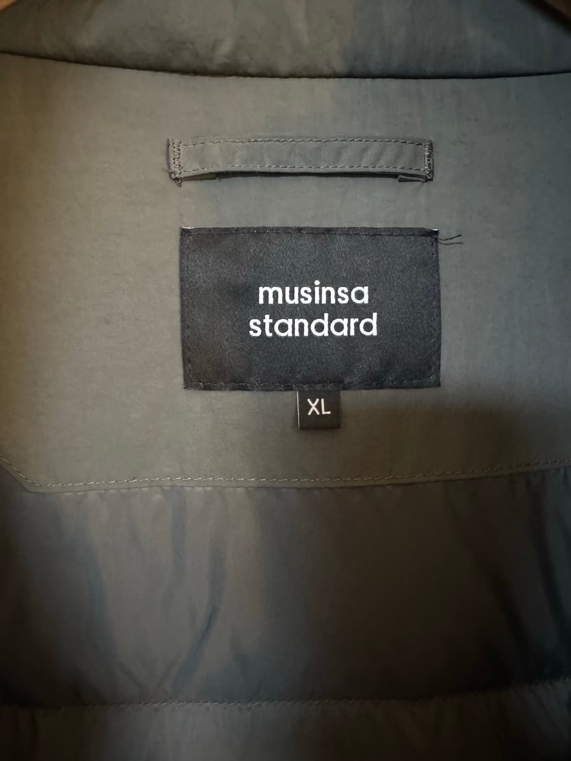 [XL]무신사 스탠다드 몬스터 다운파카 건메탈 상품이미지5