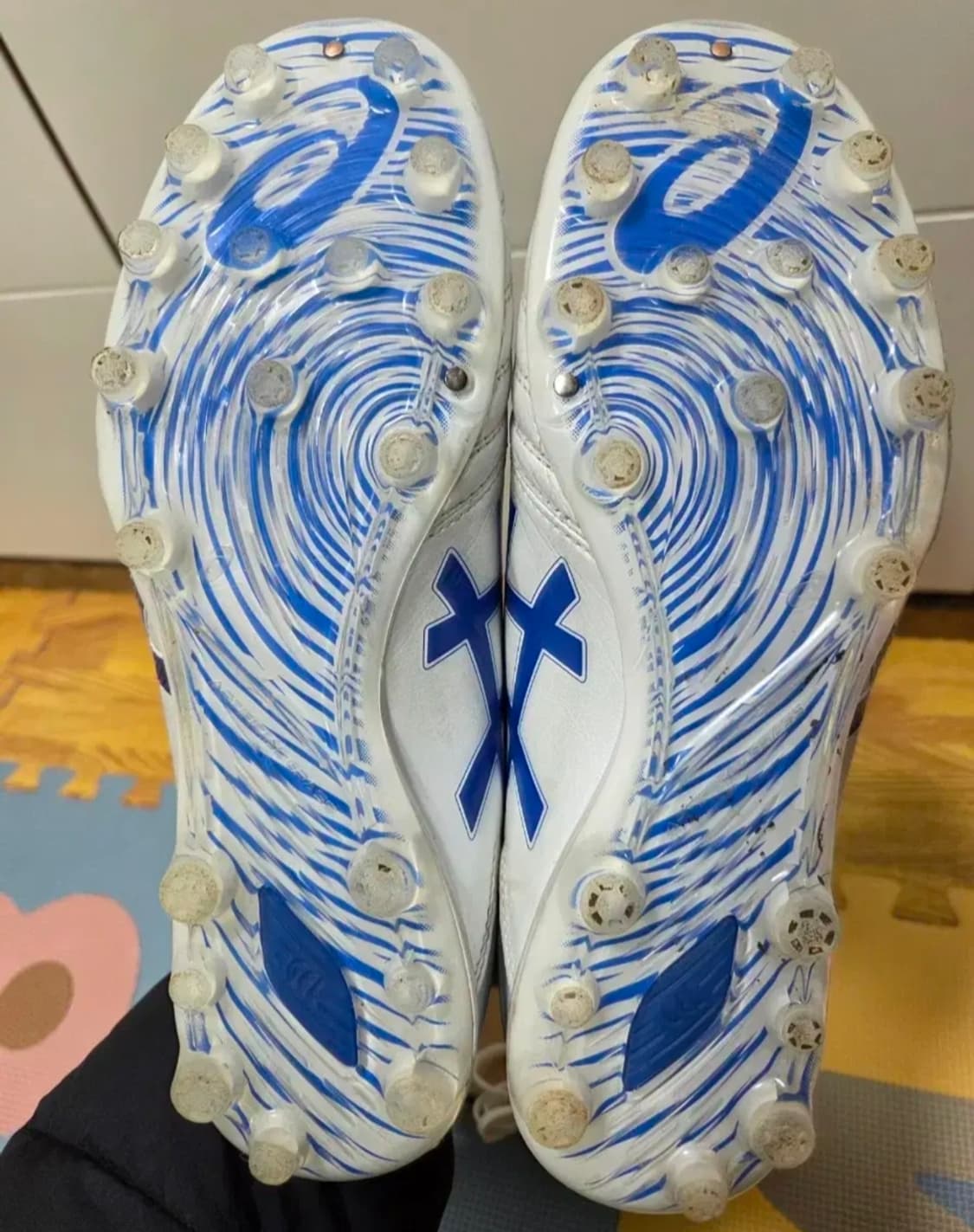 아식스 DS 라이트 프로 AG 흰파 + 매직레이스 2.0 상품이미지5