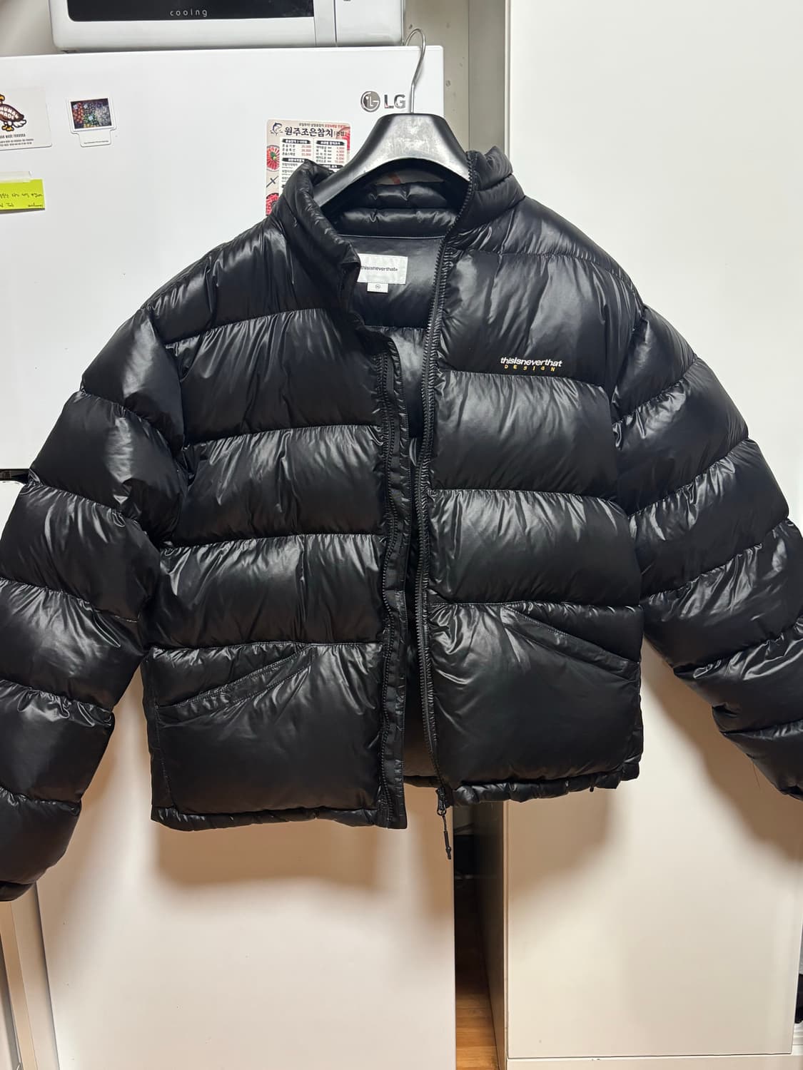 디스이즈네버댓 DSN 다운 푸퍼 자켓 블랙 XL 상품이미지2