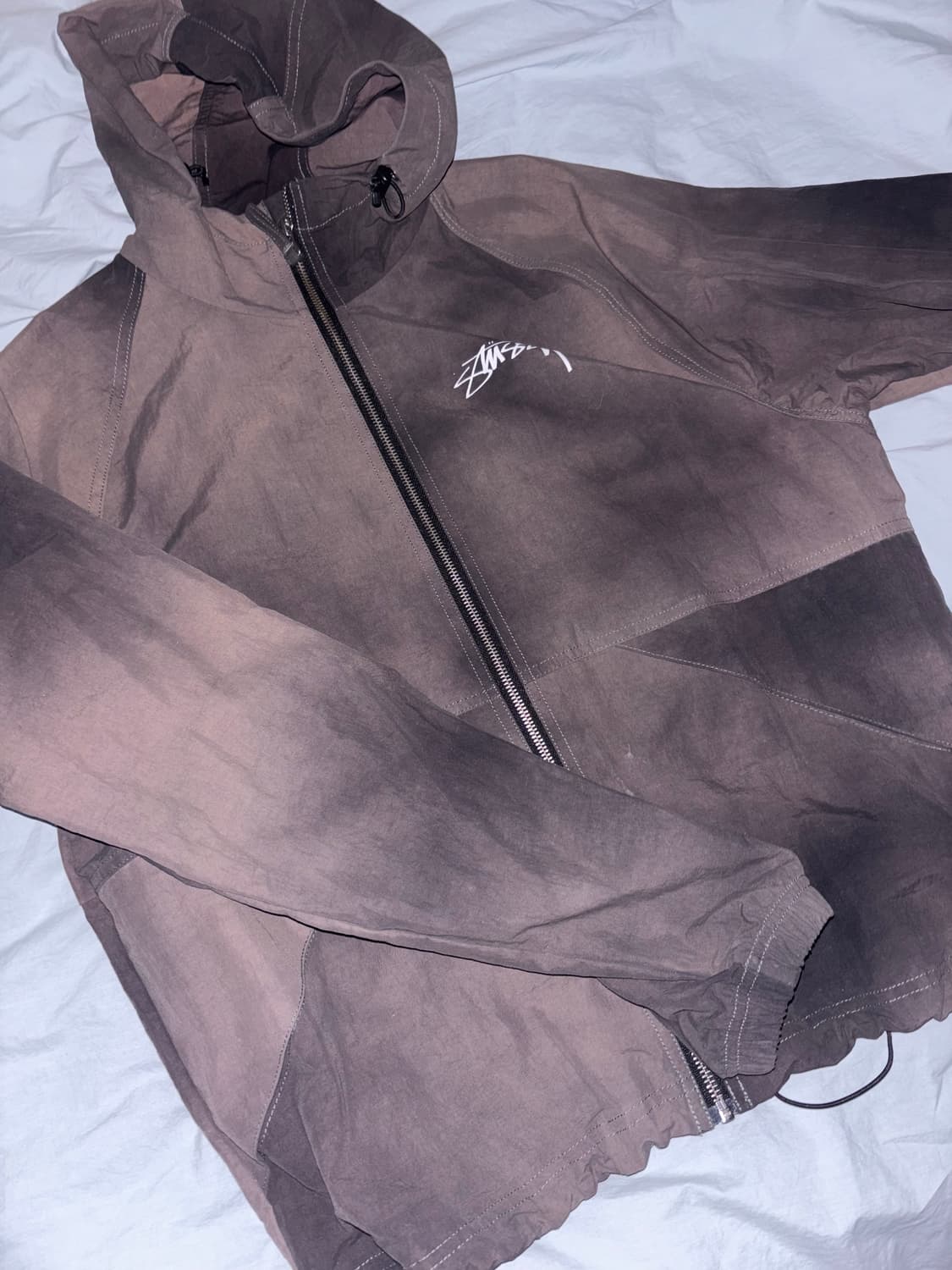 스투시 웨이브 다이 비치 쉘 자켓 블랙 S 상품이미지2