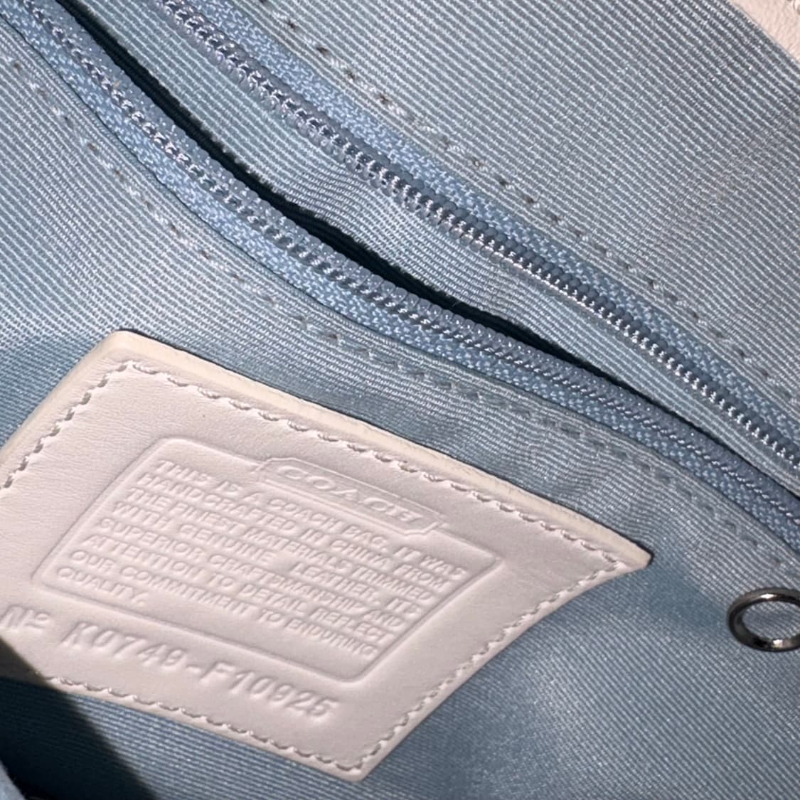 Coach skyblue shoulder bag 상품이미지5