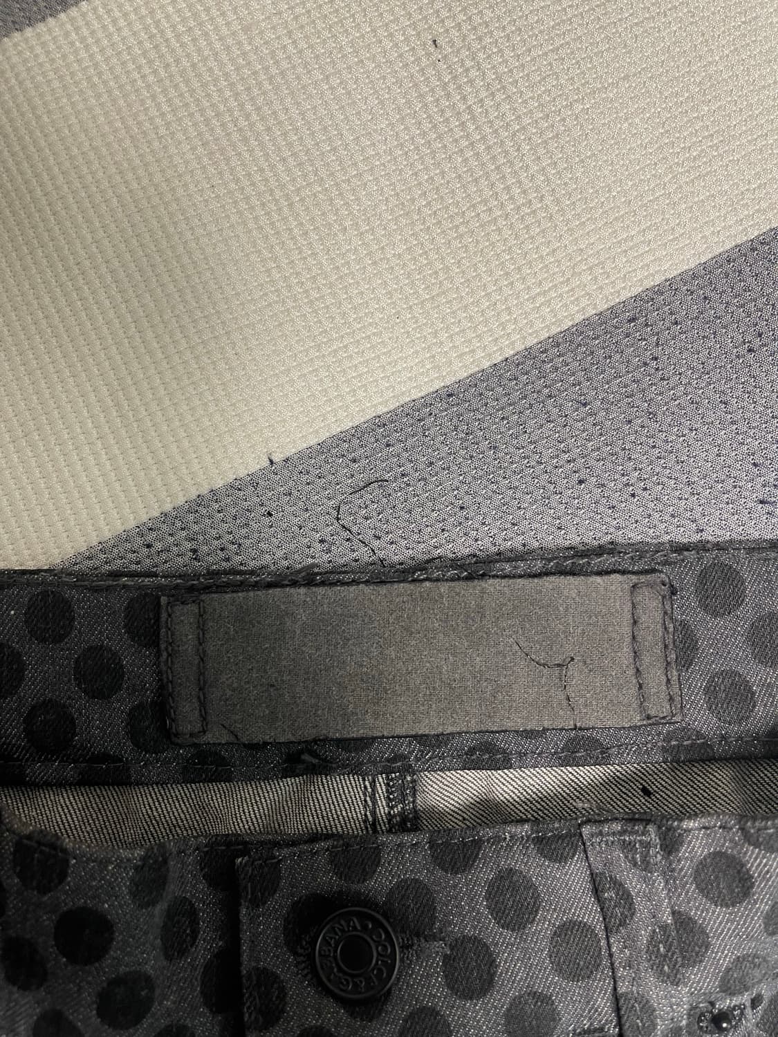 D&G  도트패턴 그레이 strech 14 데님 청바지 46(30) 상품이미지7