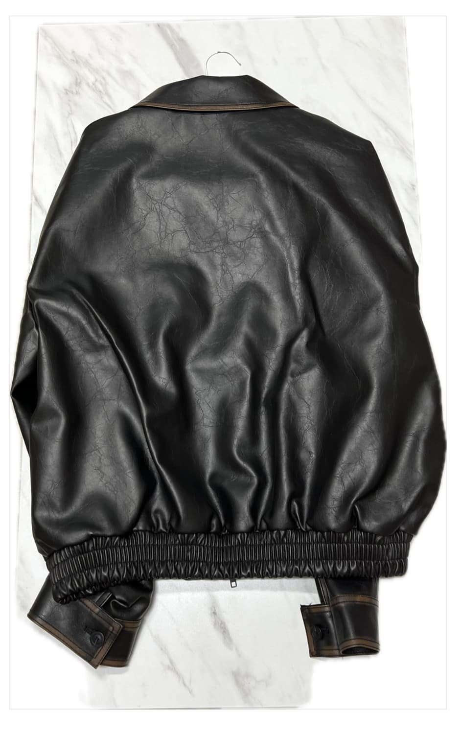 주앙 옴므 레더 블루종 L 판매합니다. 상품이미지2